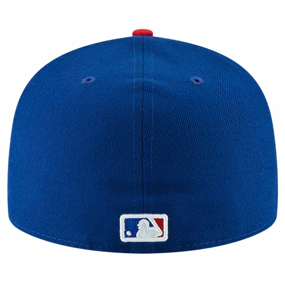 Chicago Cubs   Buck O'Neil On Field 59FIFTY Fitted Hat Royal | New Era