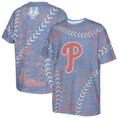 Philadelphia Phillies Youth Slide Score Bold T-Shirt Royal