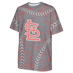 St. Louis Cardinals Youth Slide Score Bold T-Shirt Navy
