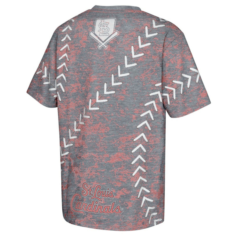 St. Louis Cardinals Youth Slide Score Bold T-Shirt Navy