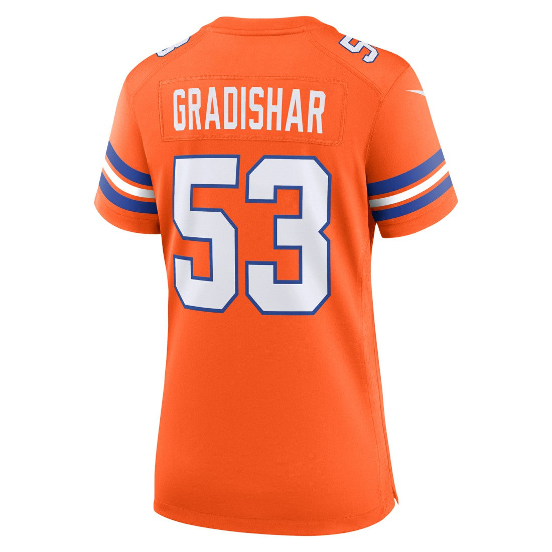 Randy Gradishar Denver Broncos Women's Mile High Collection 1977 Throwback Retired Player Game Jersey - Orange
