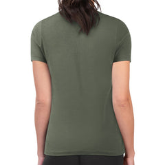 Dallas Stars G-III 4Her by Carl Banks Women's Super-Slim Fit Lightweight Flower Logo T-Shirt Green