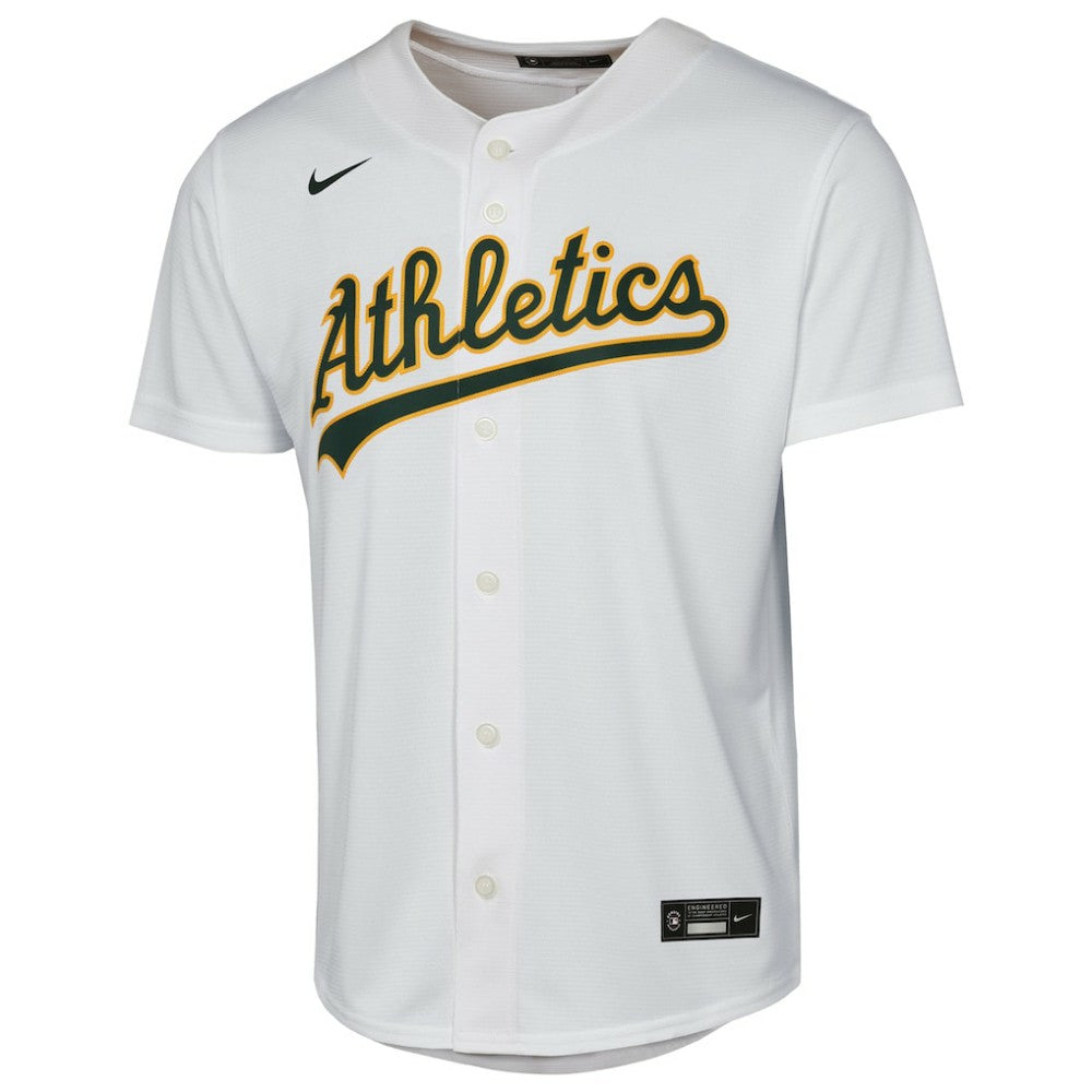 Athletics Youth Home Replica Jersey - White