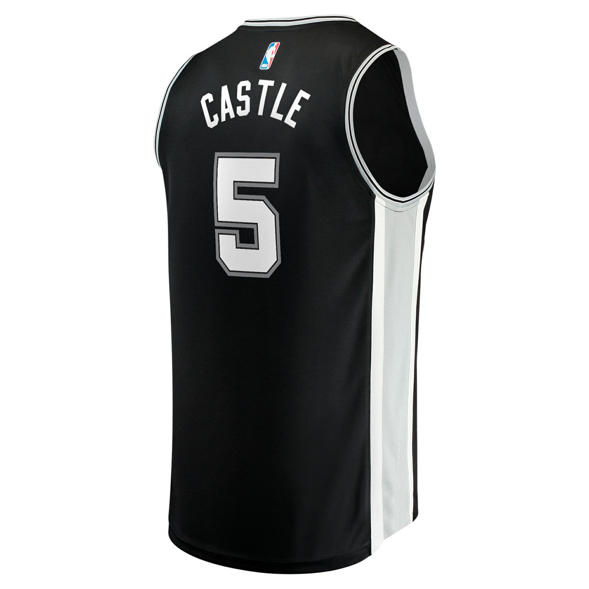 Stephon Castle San Antonio Spurs Youth 2024 NBA Draft Fast Break Player Jersey - Icon Edition - Black
