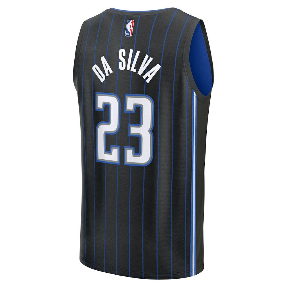 Tristan da Silva Orlando Magic Youth 2024 NBA Draft Fast Break Player Jersey - Icon Edition - Black