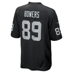 Brock Bowers Las Vegas Raiders Youth Game Jersey - Black