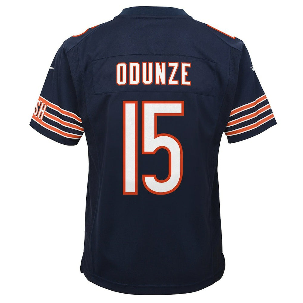 Rome Odunze Chicago Bears Youth Game Jersey - Navy