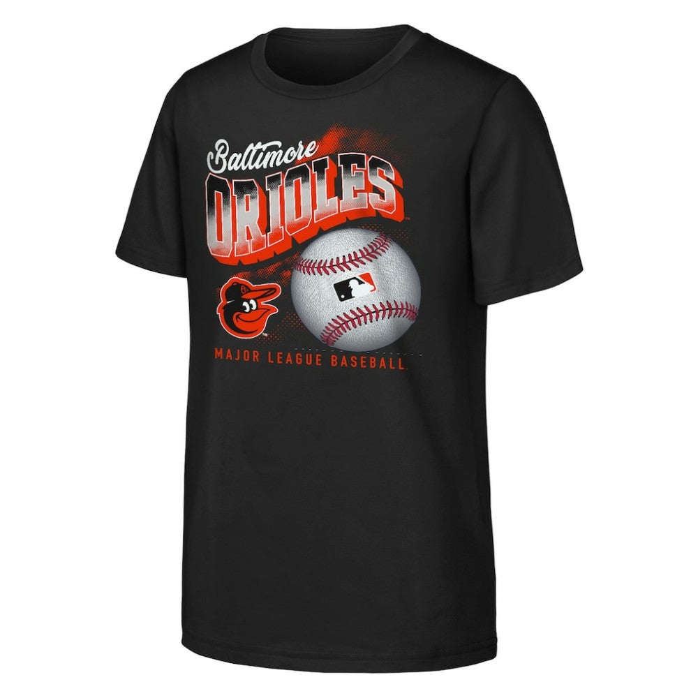 Baltimore Orioles Youth Outta Here T-Shirt Black