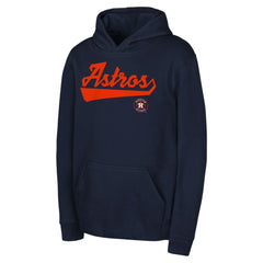 Houston Astros Youth Tailor Made Fleece Pullover Hoodie Navy