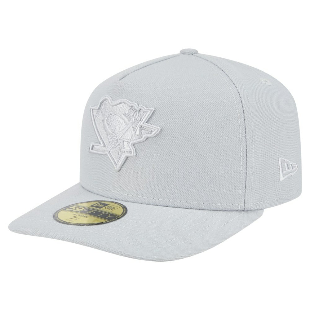 Pittsburgh Penguins New Era Color Pack A-Frame 59FIFTY Fitted Hat Gray