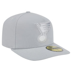 St. Louis Blues New Era Color Pack A-Frame 59FIFTY Fitted Hat Gray