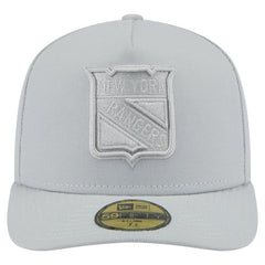 New York Rangers New Era Color Pack A-Frame 59FIFTY Fitted Hat Gray