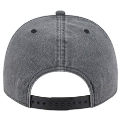 Detroit Red Wings New Era Throwback Washed A-Frame Pre-Curved 9FIFTY Snapback Hat Charcoal