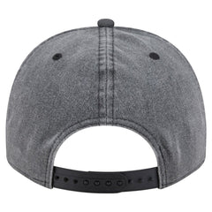 New York Rangers New Era Throwback Washed A-Frame Pre-Curved 9FIFTY Snapback Hat Charcoal
