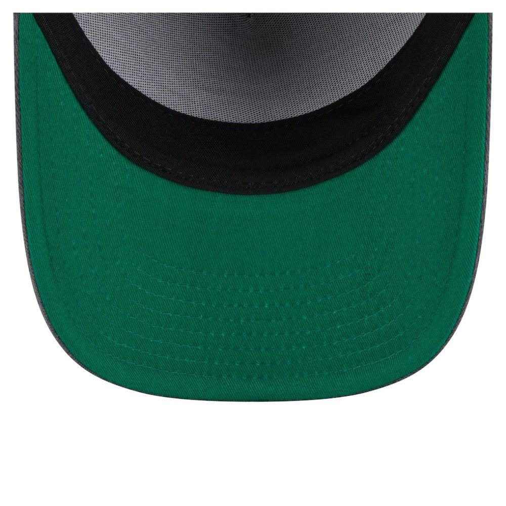 Seattle Kraken New Era Throwback Washed A-Frame Pre-Curved 9FIFTY Snapback Hat Charcoal