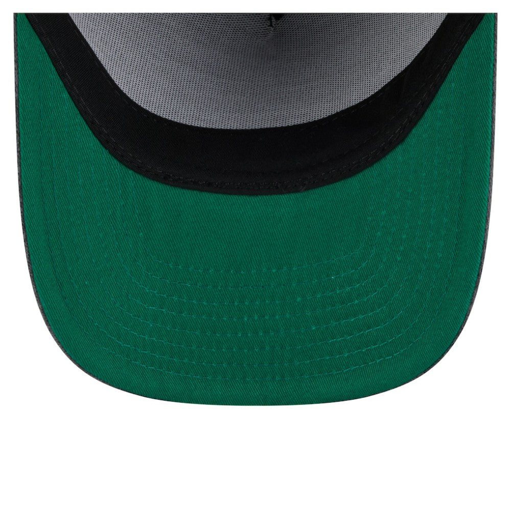 Vegas Golden Knights New Era Throwback Washed A-Frame Pre-Curved 9FIFTY Snapback Hat Charcoal