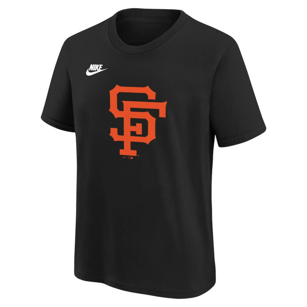 San Francisco Giants Youth Team Logo T-Shirt Black | Nike