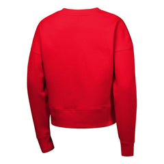 Atlanta Braves Girls Youth Fleece Sweatshirt Red | Nike