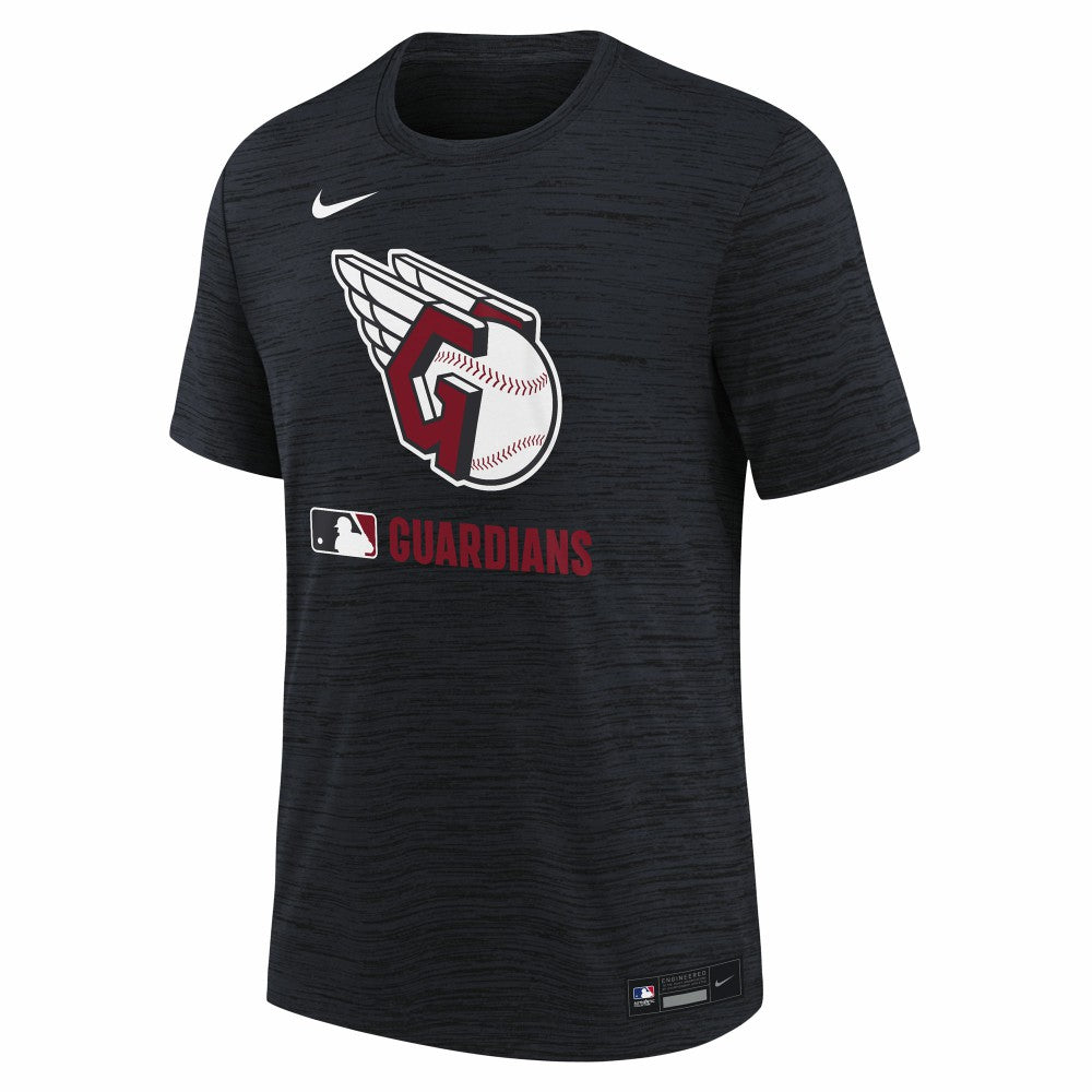 Cleveland Guardians Youth Authentic Collection Velocity Performance T-Shirt Navy | Nike