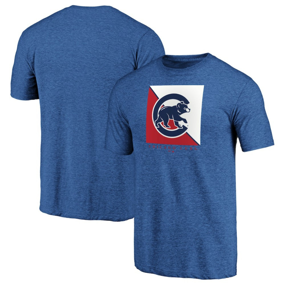 Chicago Cubs Pregame Vibe Tri-Blend T-Shirt Royal