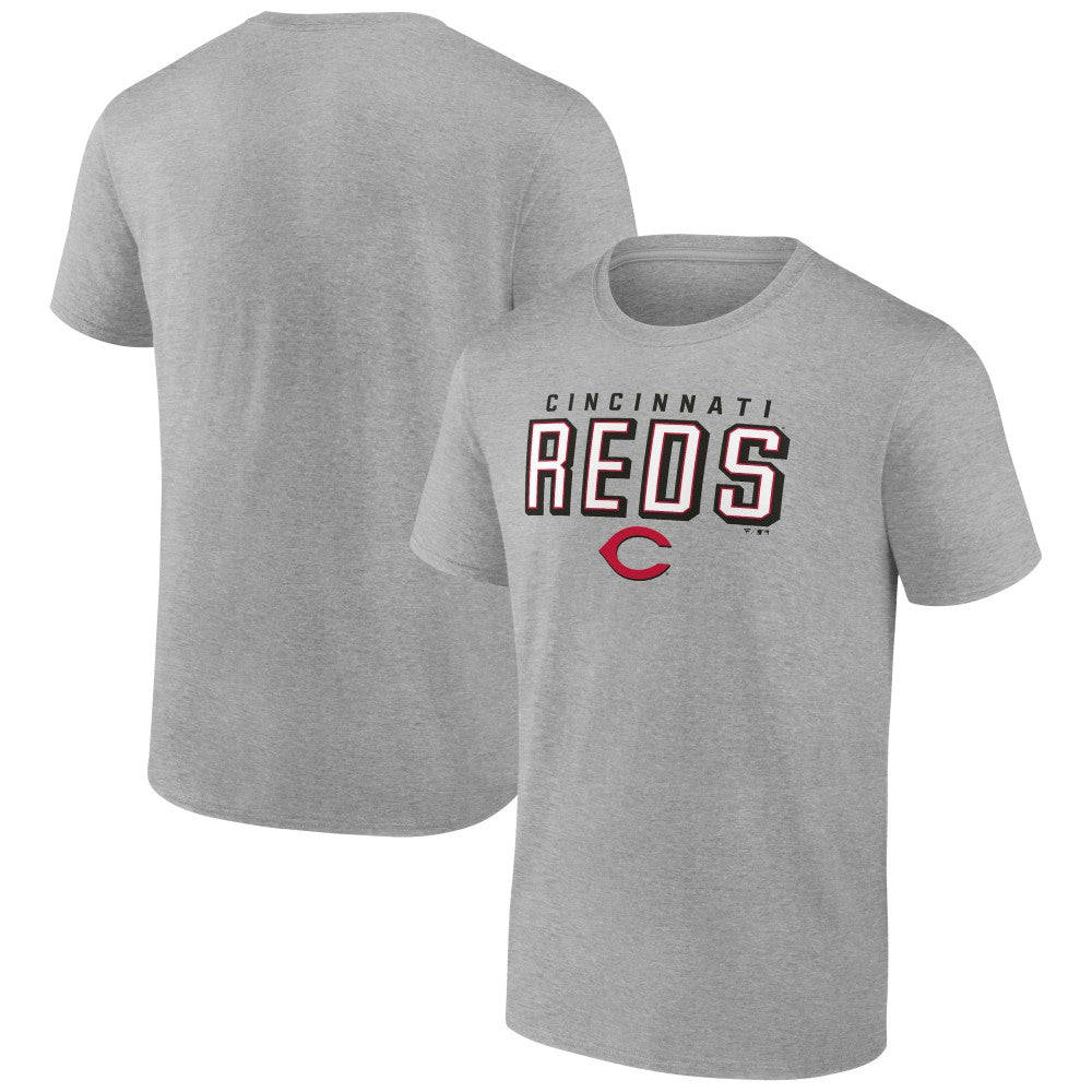 Cincinnati Reds Swagger T-Shirt Heather Gray