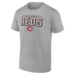 Cincinnati Reds Swagger T-Shirt Heather Gray
