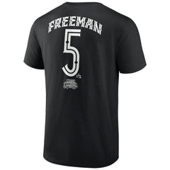 Freddie Freeman Los Angeles Dodgers Mister Cartoon Name & Number T-Shirt Black