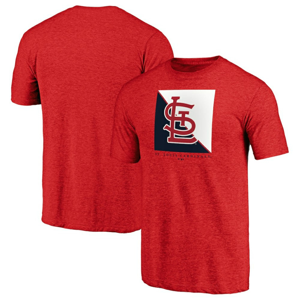 St. Louis Cardinals Pregame Vibe Tri-Blend T-Shirt Red