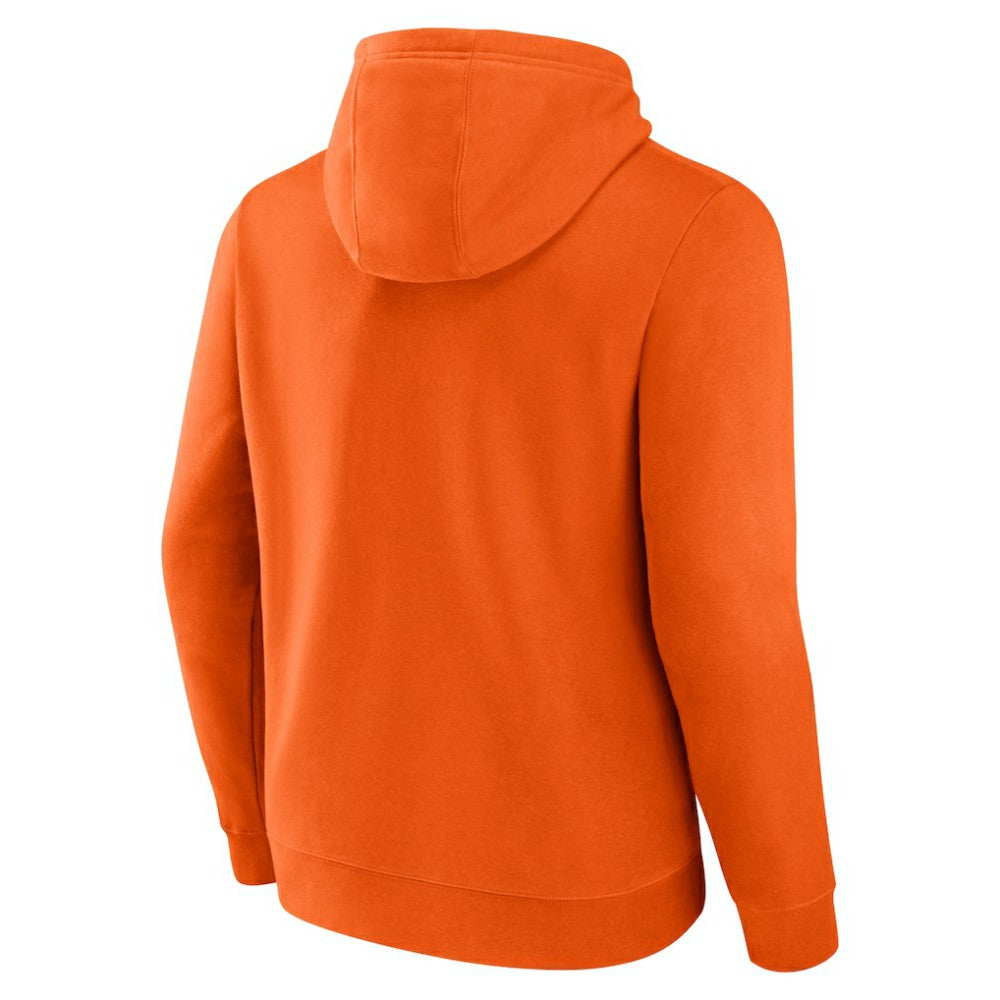 Anaheim Ducks Fanatics Primary Logo Fleece Pullover Hoodie Orange