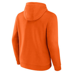 Anaheim Ducks Fanatics Primary Logo Fleece Pullover Hoodie Orange