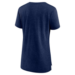 Milwaukee Brewers Women's Practice Time Tri-Blend T-Shirt Navy