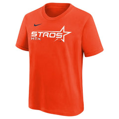 Houston Astros Youth 2025 City Connect Wordmark T-Shirt Orange | Nike