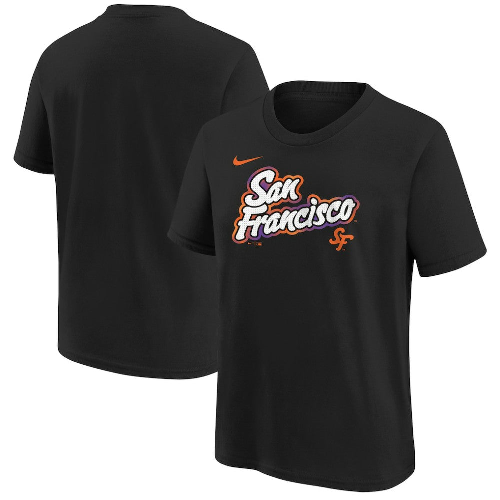 San Francisco Giants Youth 2025 City Connect Wordmark T-Shirt Black | Nike