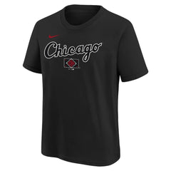 Chicago White Sox Youth 2025 City Connect Wordmark T-Shirt Black | Nike