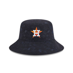 Houston Astros Youth 2025 Spring Training All Over Print Bucket Hat Navy | New Era