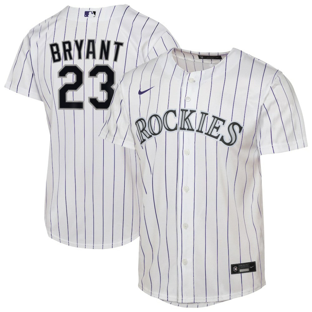 Kris Bryant Colorado Rockies Youth Home Replica Player Jersey White | Nike