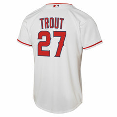Mike Trout Los Angeles Angels Youth Home Replica Player Jersey White | Nike