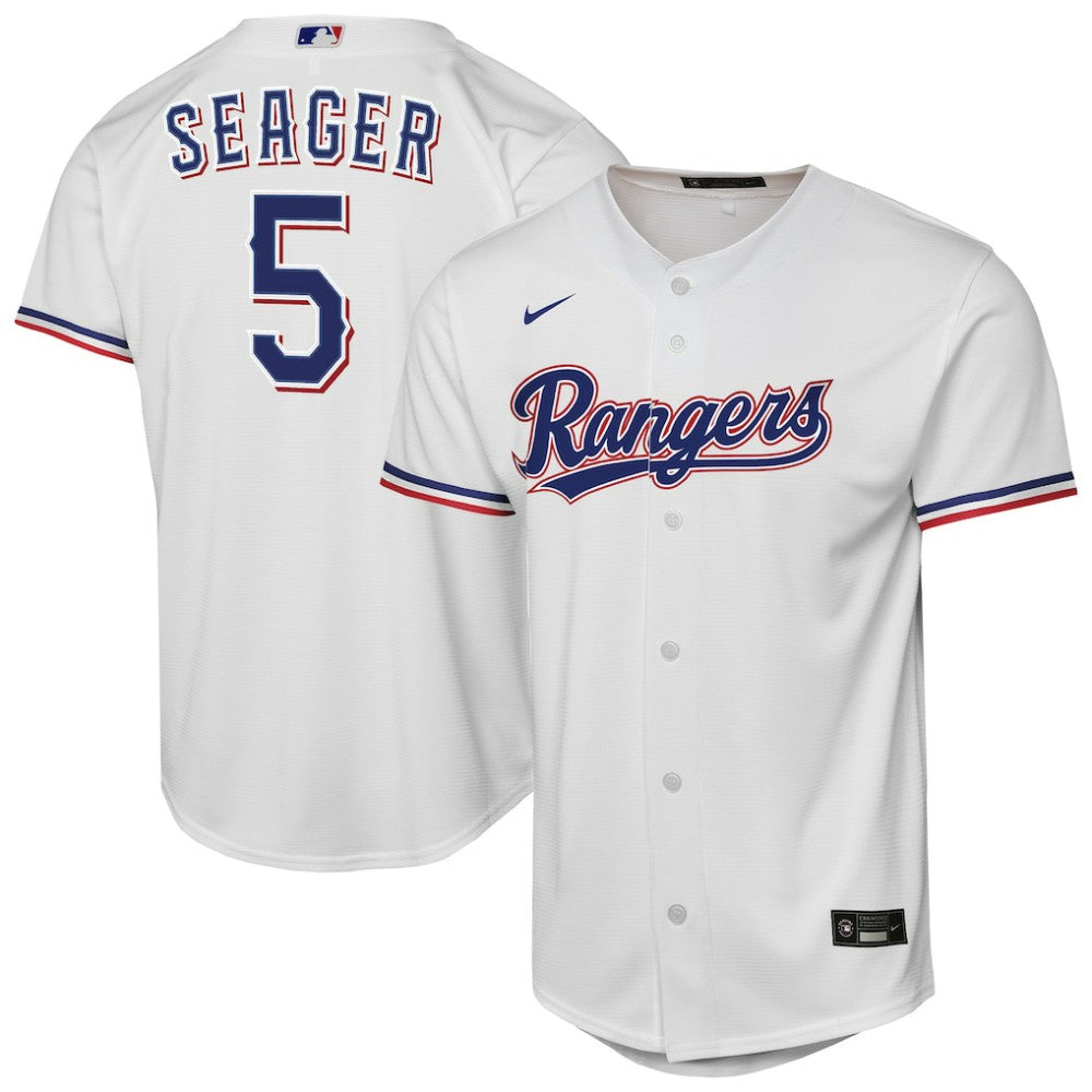 Corey Seager Texas Rangers Youth Home Replica Player Jersey White | Nike