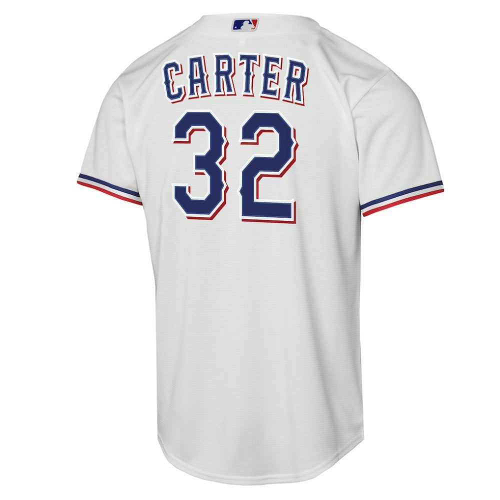 Evan Carter Texas Rangers Youth Home Replica Player Jersey White | Nike