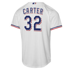 Evan Carter Texas Rangers Youth Home Replica Player Jersey White | Nike