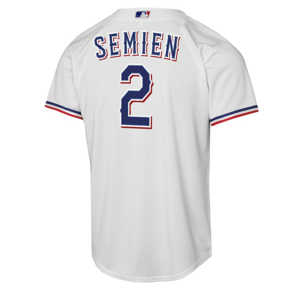 Marcus Semien Texas Rangers Youth Home Replica Player Jersey White | Nike