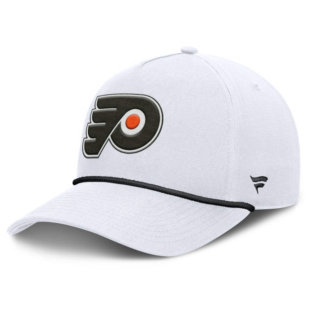 Philadelphia Flyers Fanatics Rope A-Frame Adjustable Hat White