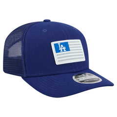 Los Angeles Dodgers Flag 9SEVENTY Stretch-Snap Hat Royal | New Era