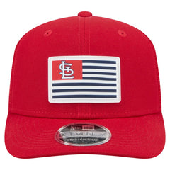 St. Louis Cardinals Flag 9SEVENTY Stretch-Snap Hat Red | New Era
