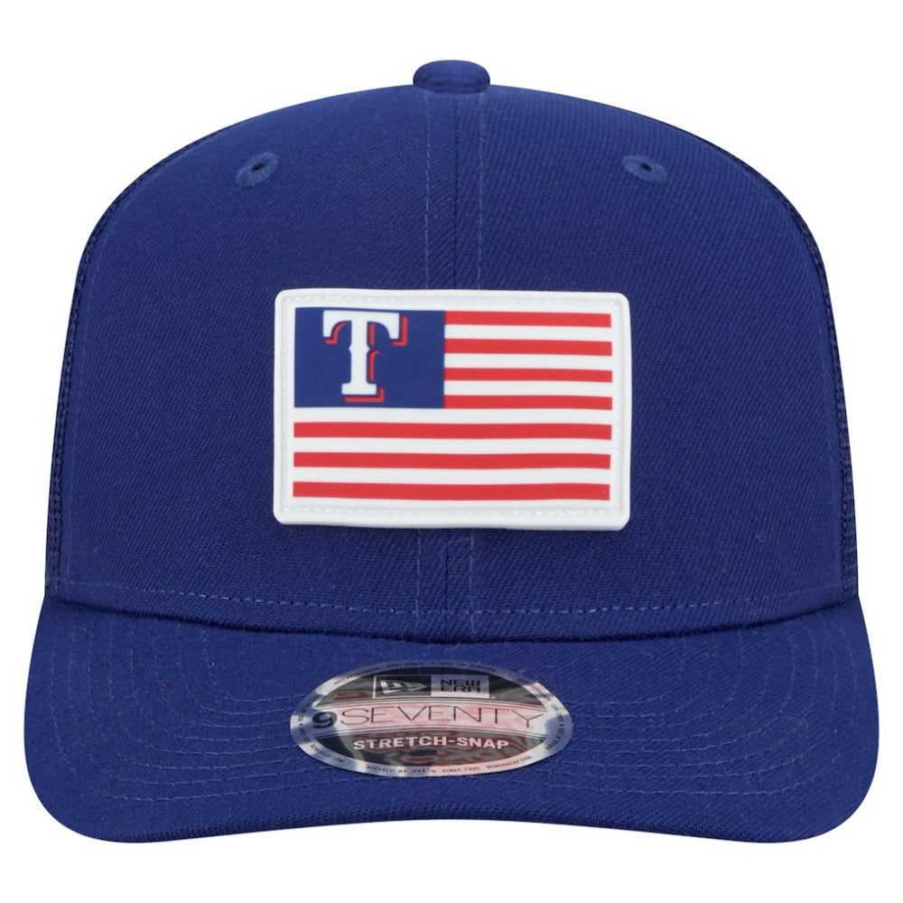 Texas Rangers Flag 9SEVENTY Stretch-Snap Hat Royal | New Era