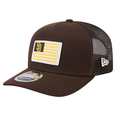 San Diego Padres Flag 9SEVENTY Stretch-Snap Hat Brown | New Era