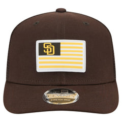 San Diego Padres Flag 9SEVENTY Stretch-Snap Hat Brown | New Era