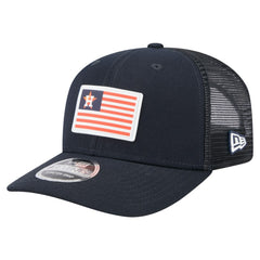 Houston Astros Flag 9SEVENTY Stretch-Snap Hat Navy | New Era