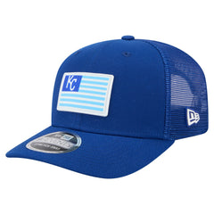 Kansas City Royals Flag 9SEVENTY Stretch-Snap Hat Royal | New Era