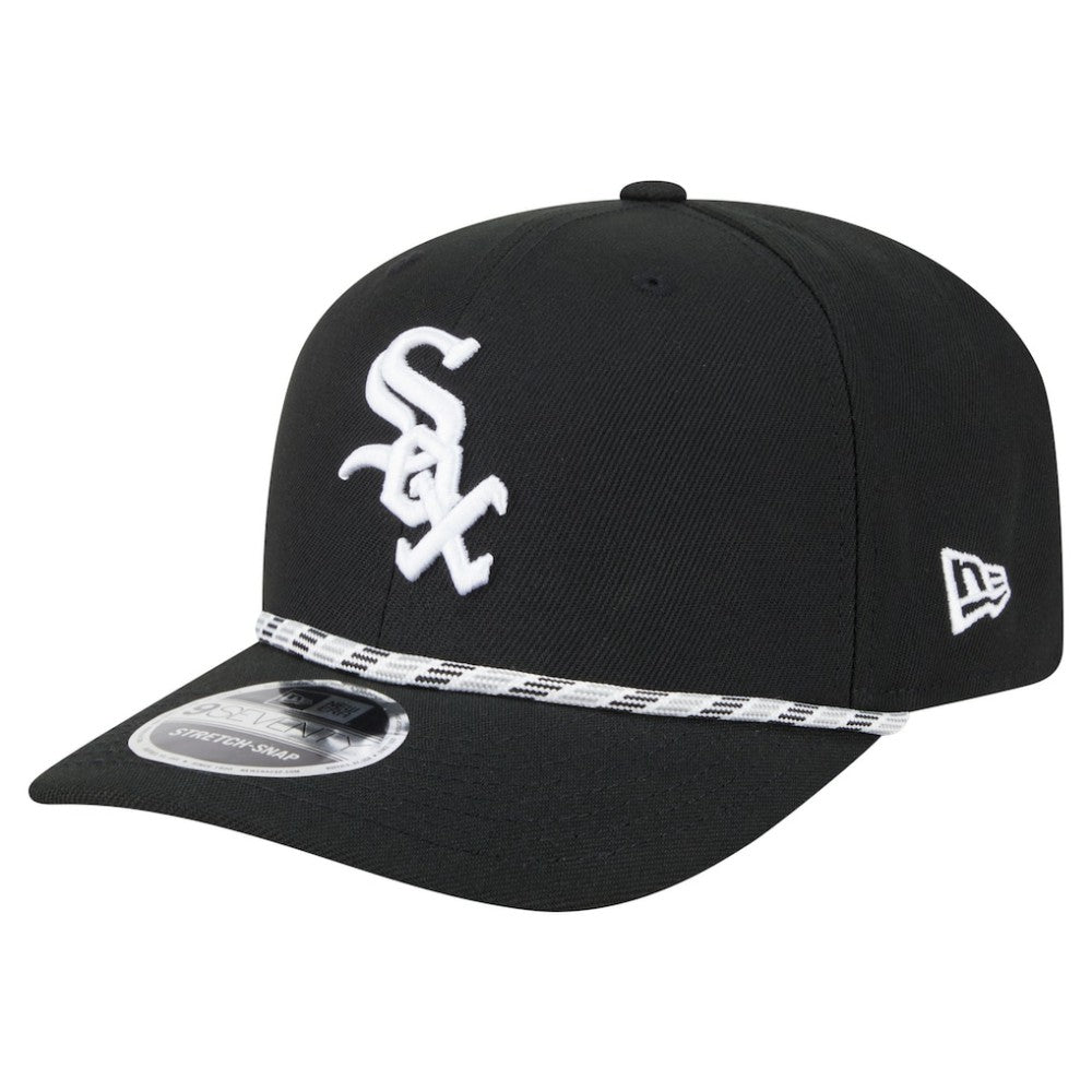 Chicago White Sox Multi-Rope 9SEVENTY Stretch-Snap Hat Black | New Era